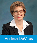Andrea DeVries, PhD. Sr. Director, Payer and Provider Research.