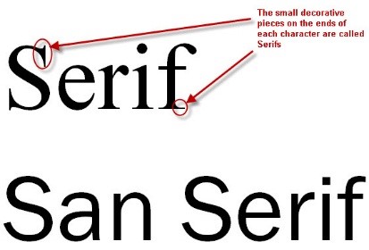 serifs vs non